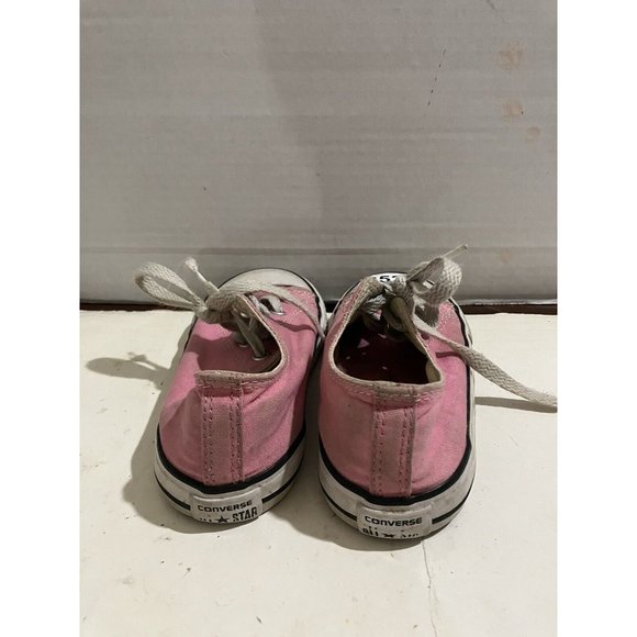 Converse All Star Girls Size 9 Youth Pink Sneakers shoes - Picture 4 of 7